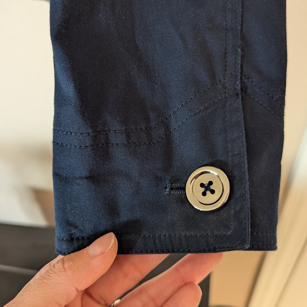 Jones New York Dark Blue Jean Jacket - Picture 4 of 5